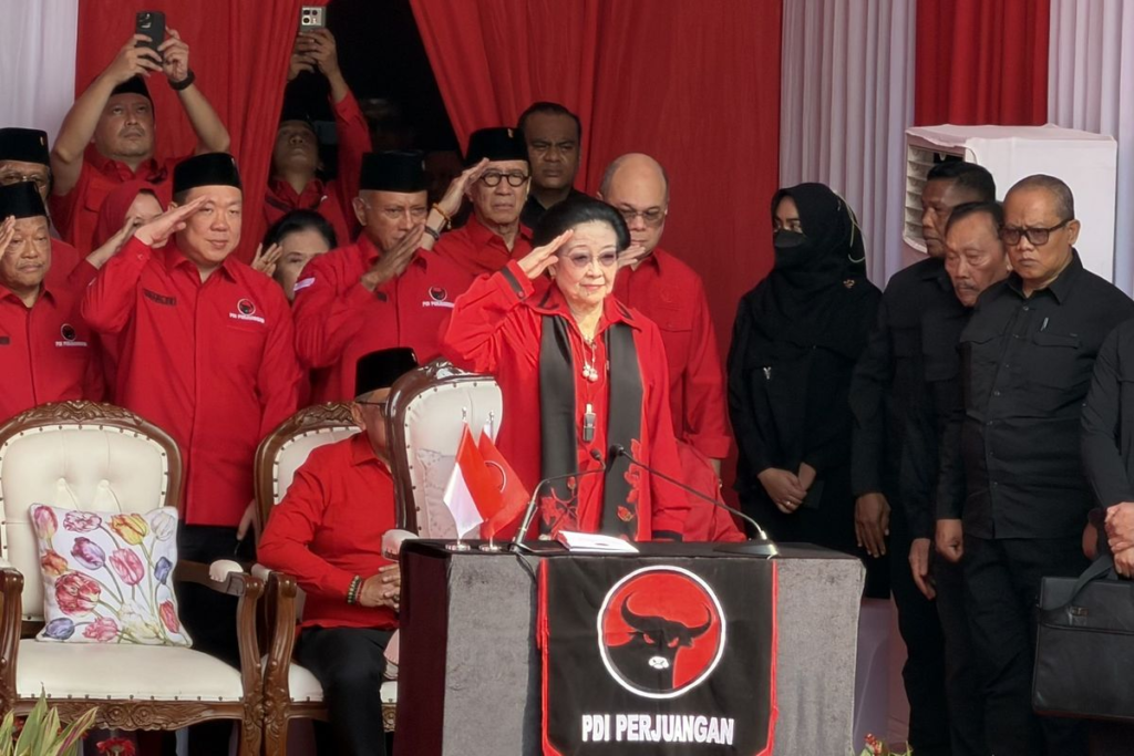 HUT Ke-81 RI, Megawati Justru Kritik Korupsi saat Pimpin Upacara PDIP